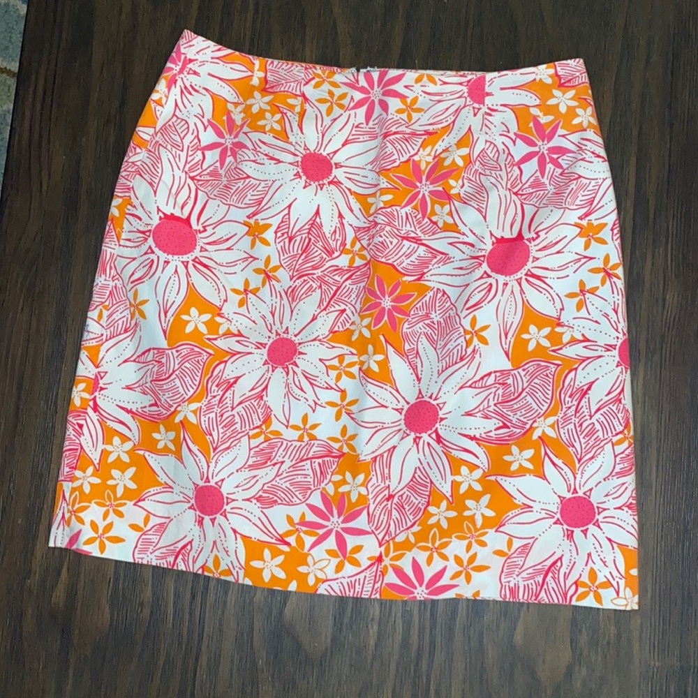 Lilly Pulitzer white label skirt sz 8